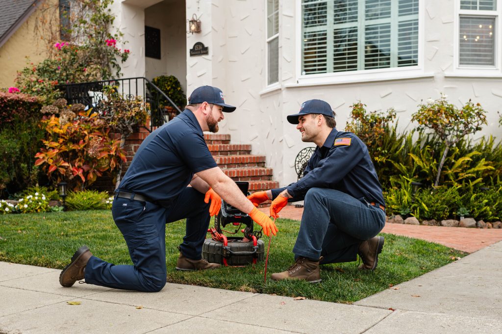 Discount Plumbing technicians sewer camera inspection